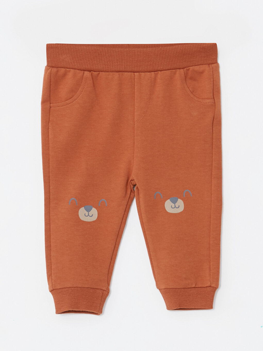 LCW baby Crew Neck Long Sleeve Printed Baby Boys' Sweatshirt and Pants 2 Pack Set -W2AR30Z1-RRM