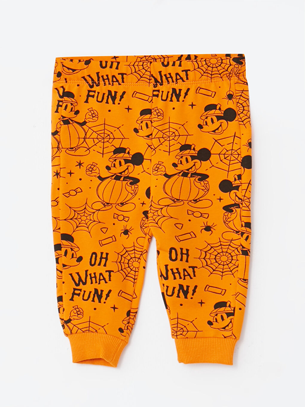 Crew Neck Long Sleeve Mickey Mouse Printed Sweatshirt and Sweatpants Baby Boy 2-Pack Set-2