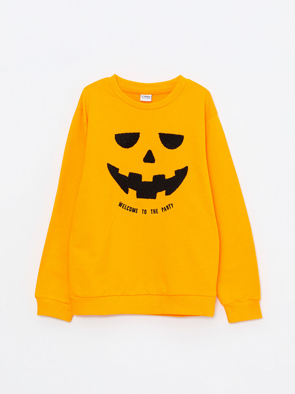LCW Kids Crew Neck Embroidered Long Sleeve Boy Sweatshirt -W2AR50Z4-FKV