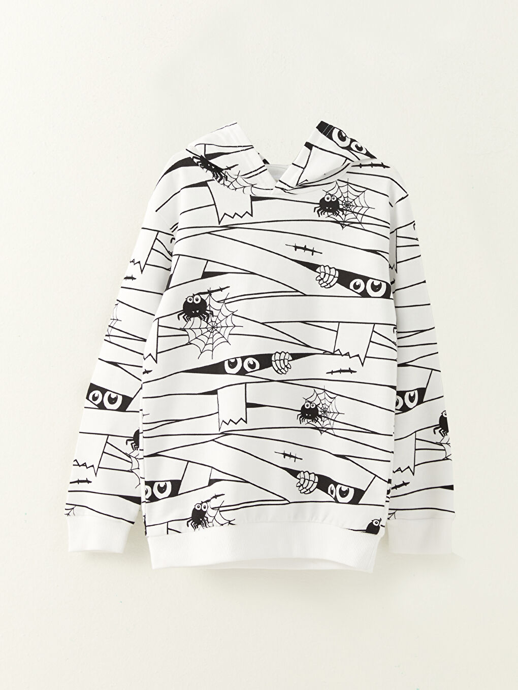 LCW Kids H12 Bedrucktes Langarm Jungen-Sweatshirt mit Kapuze -W2AR52Z4-LQJ