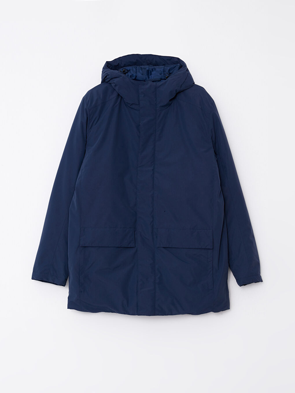 Standard Fit Hooded Men's Coat-5