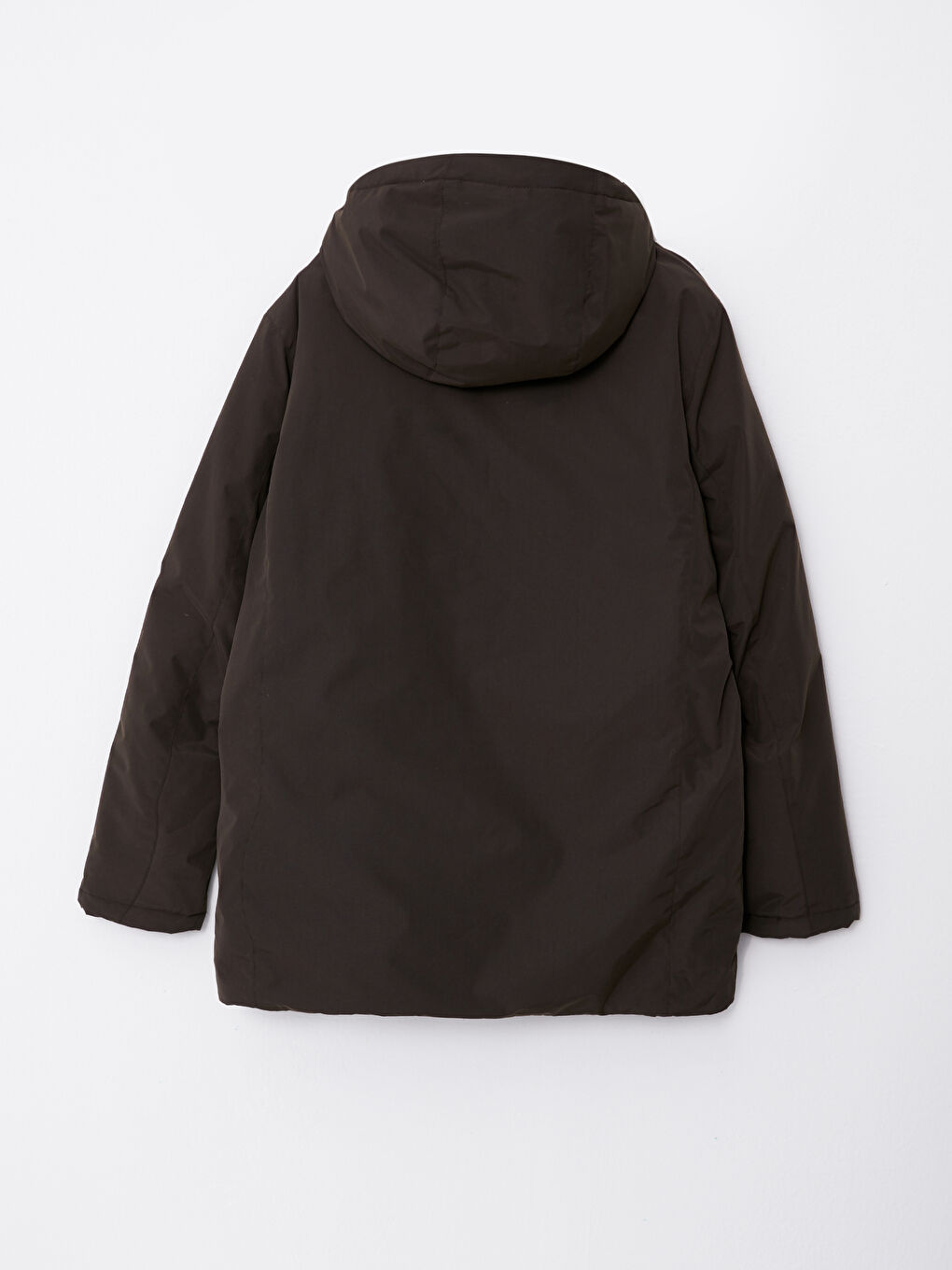Standard Fit Hooded Men's Coat-6