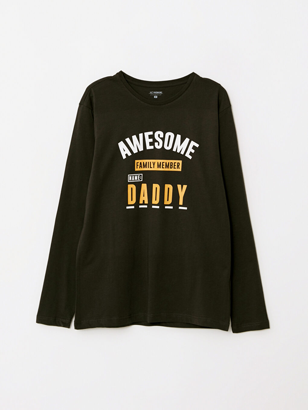 Sarı Standart Kalıp Erkek Pijama Takımı-6