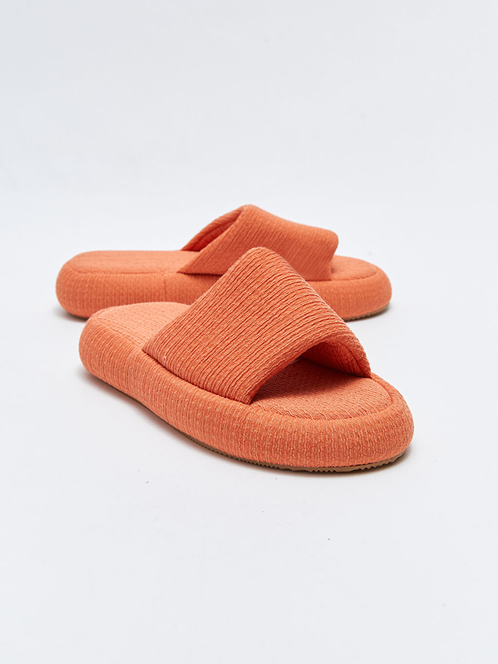 Turuncu Tek Bantlı Kadın Ev Terliği-2