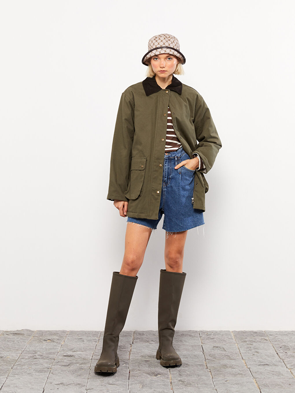 Jackenkragen Regulär Langarm Mantel für Damen