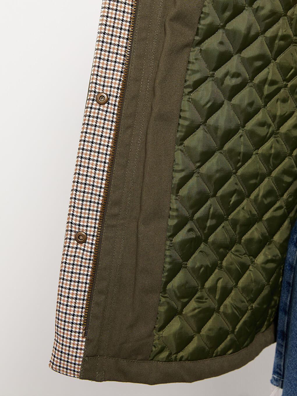 Jackenkragen Regulär Langarm Mantel für Damen-5