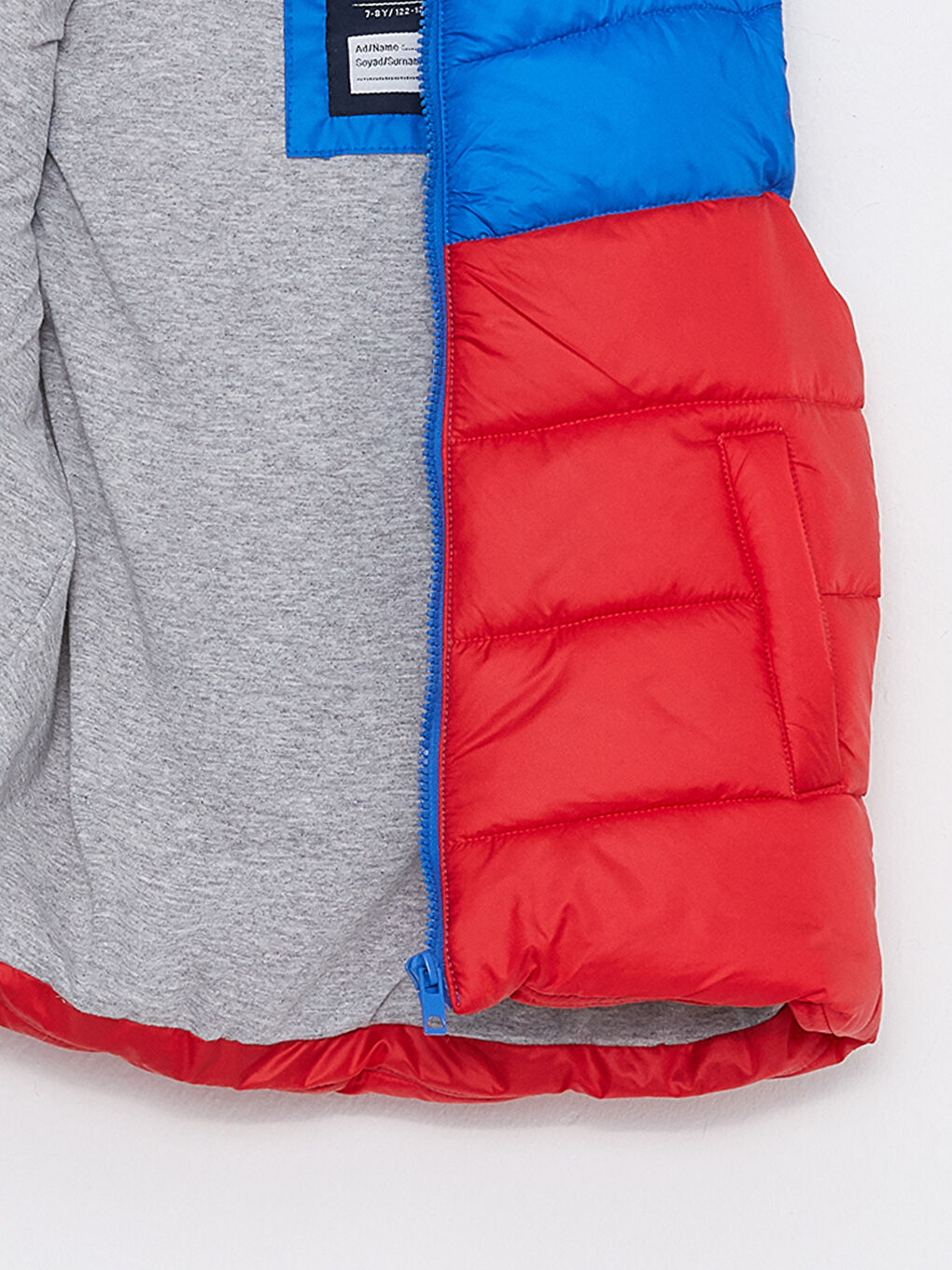 LCW Kids Hooded Color Block Boy Inflatable Vest -W2AS18Z4-HMW