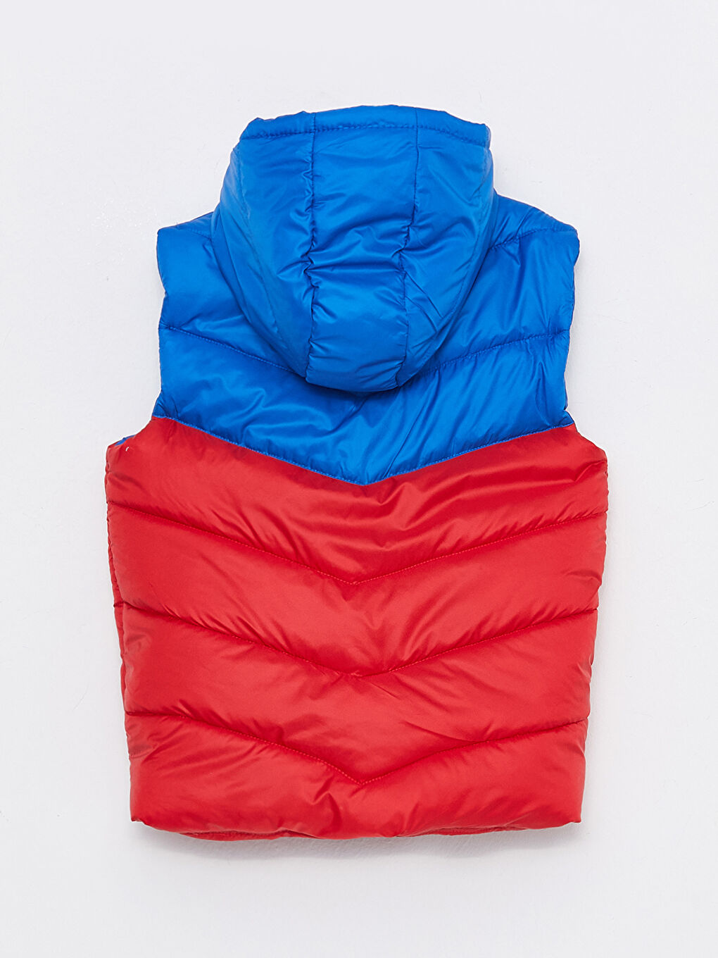 LCW Kids Hooded Color Block Boy Inflatable Vest -W2AS18Z4-HMW