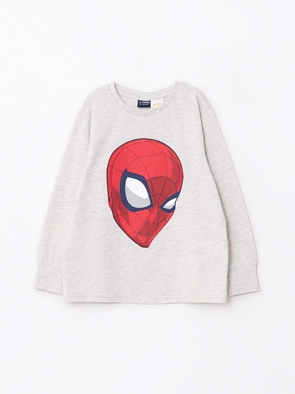 LCW Kids Ensemble de Pyjama pour Garçons à Col Rond Imprimé Spider-Man à Manches Longues -W2AS50Z4-D4N