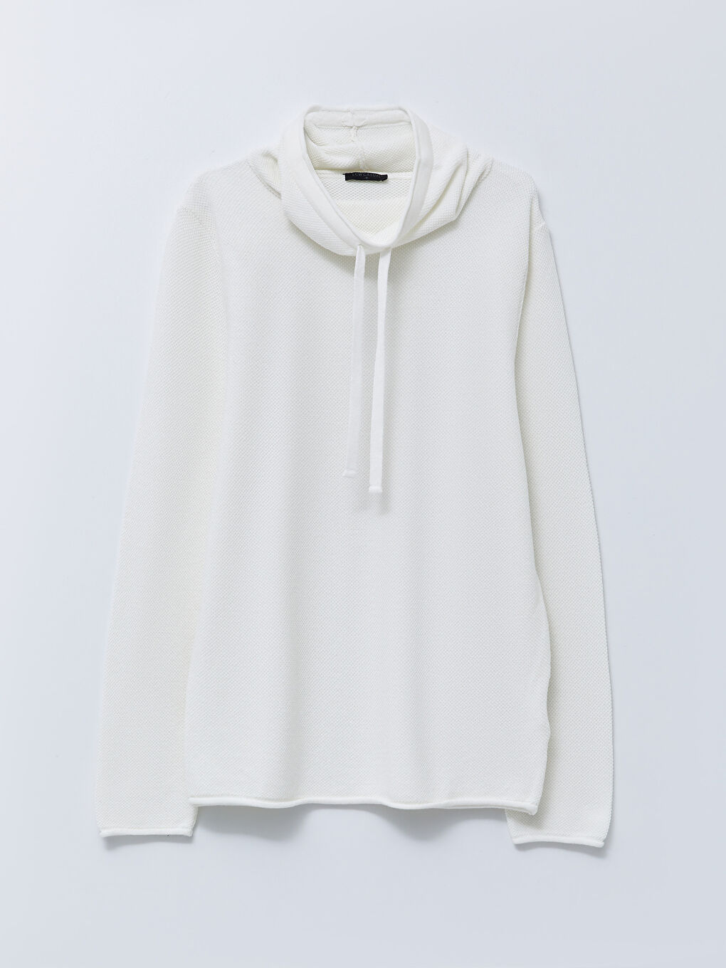LCW ECO Funnel Hoodie Long Sleeve Men's Tricot Sweater -W2AS75Z8-FDU