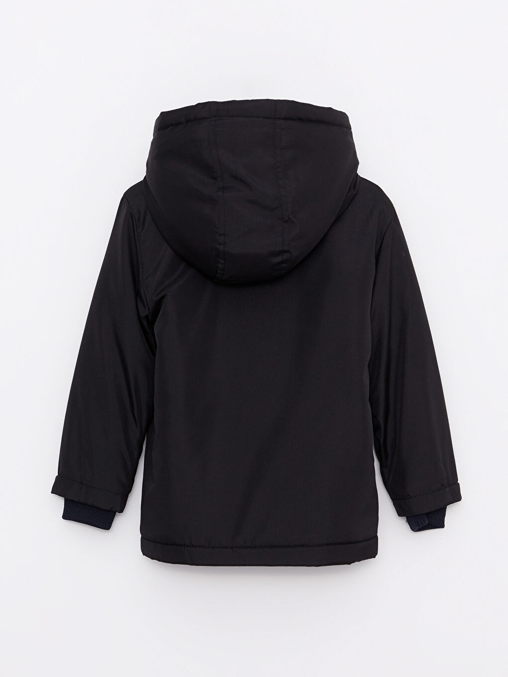 Hooded Long Sleeve Basic Baby Boy Coat-2