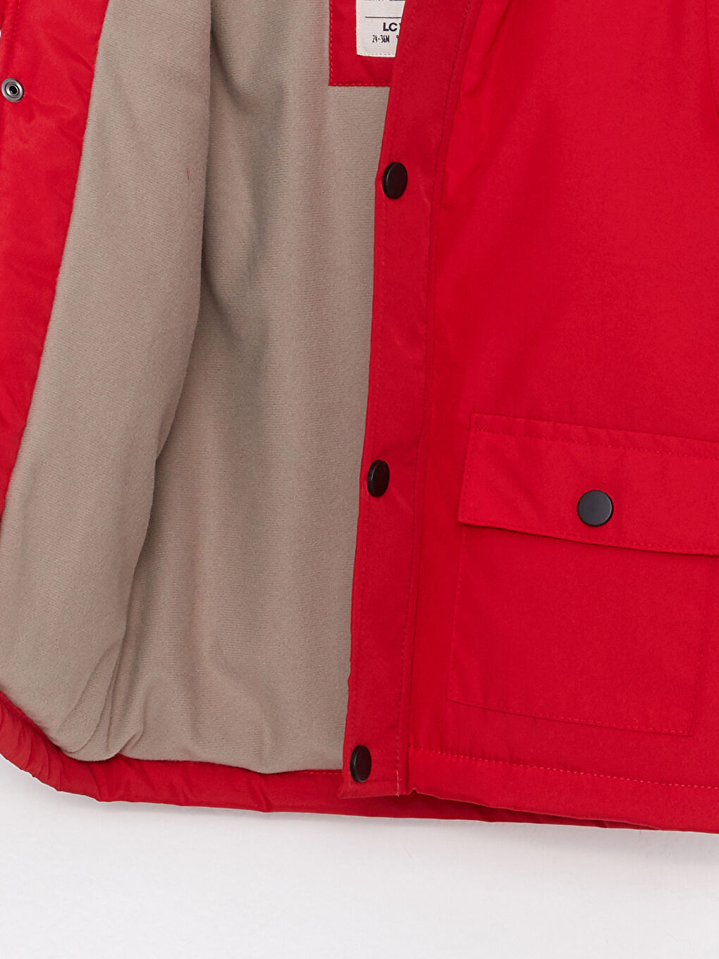 Hooded Long Sleeve Basic Baby Boy Coat-1