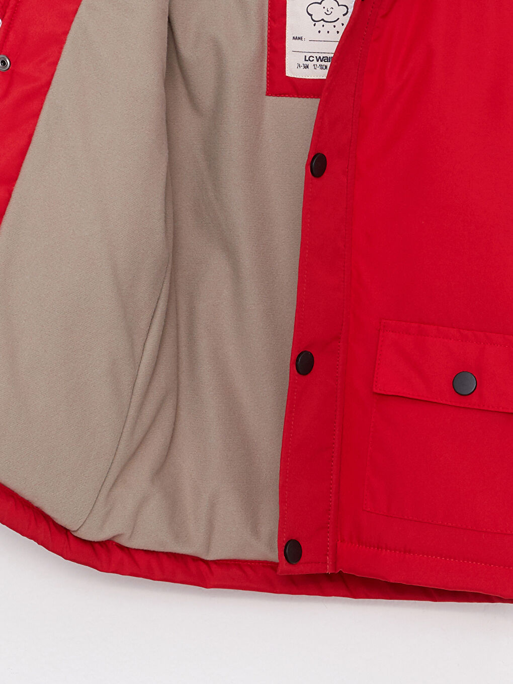 Hooded Long Sleeve Basic Baby Boy Coat-2