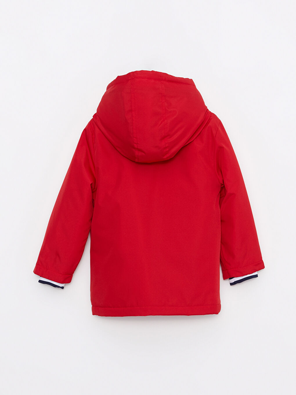 Hooded Long Sleeve Basic Baby Boy Coat-3