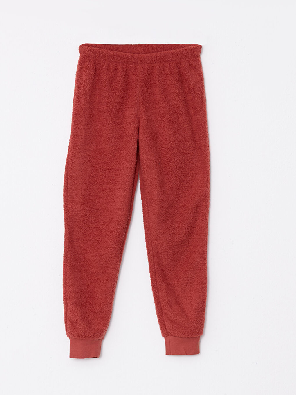 LCW Kids Hooded Basic Long Sleeve Plush Girl Pajama Set -W2AT42Z4-H2X