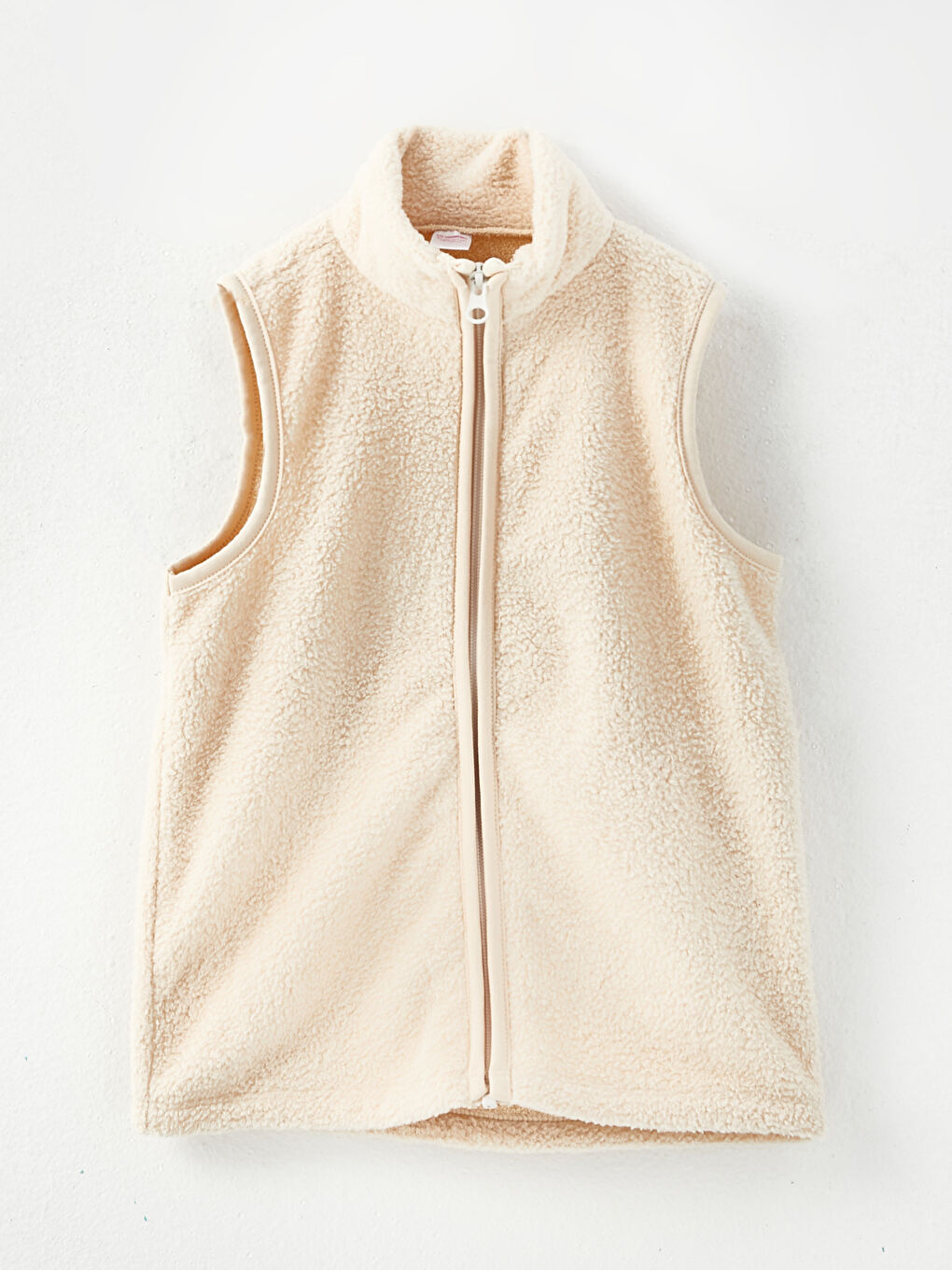 LCW Kids Hoher Kragen Schlichte Fleece Mädchen Weste mit Reißverschluss -W2AT45Z4-FRQ