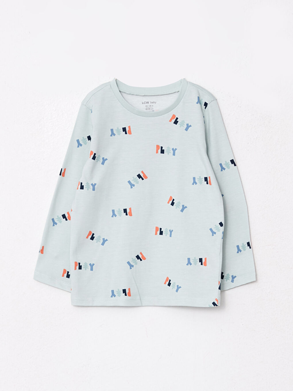 Ensemble de pyjama bébé garçon imprimé à manches longues col rond lot de 2-2