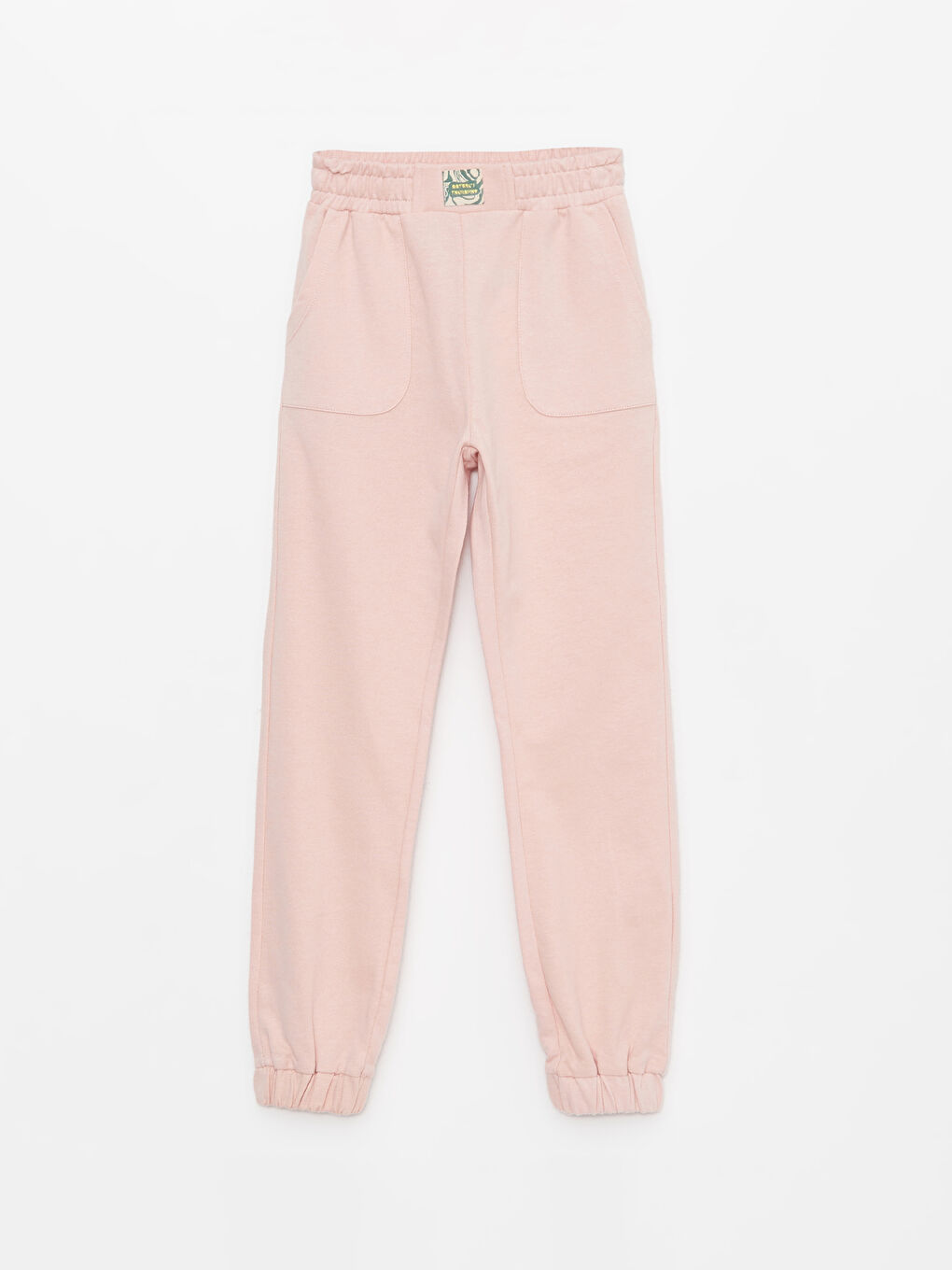 LCW Kids Pembe Beli Lastikli Basic Kız Çocuk Jogger Eşofman Altı