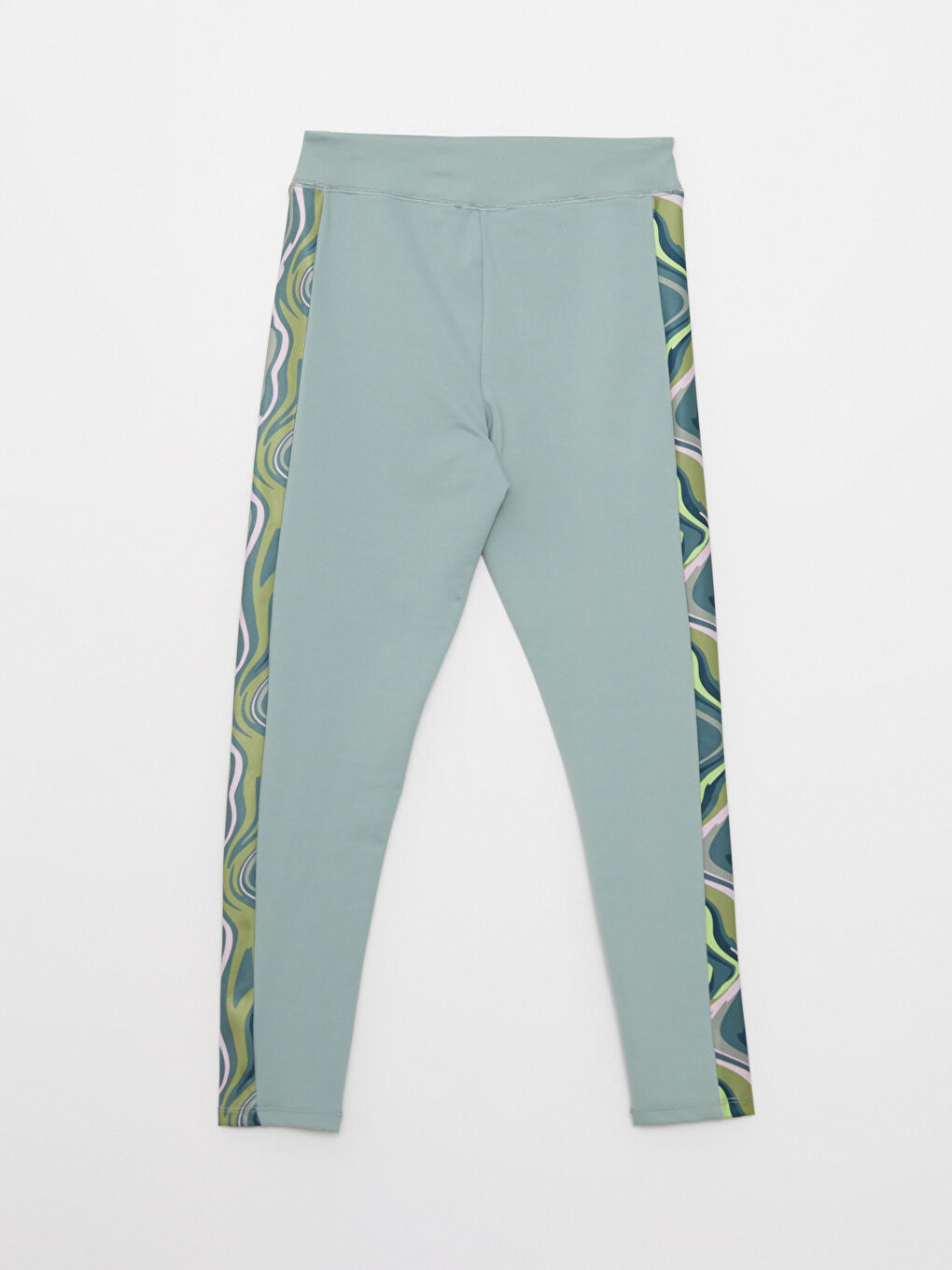 Леггинсы с эластичным поясом и принтом для девочек-1