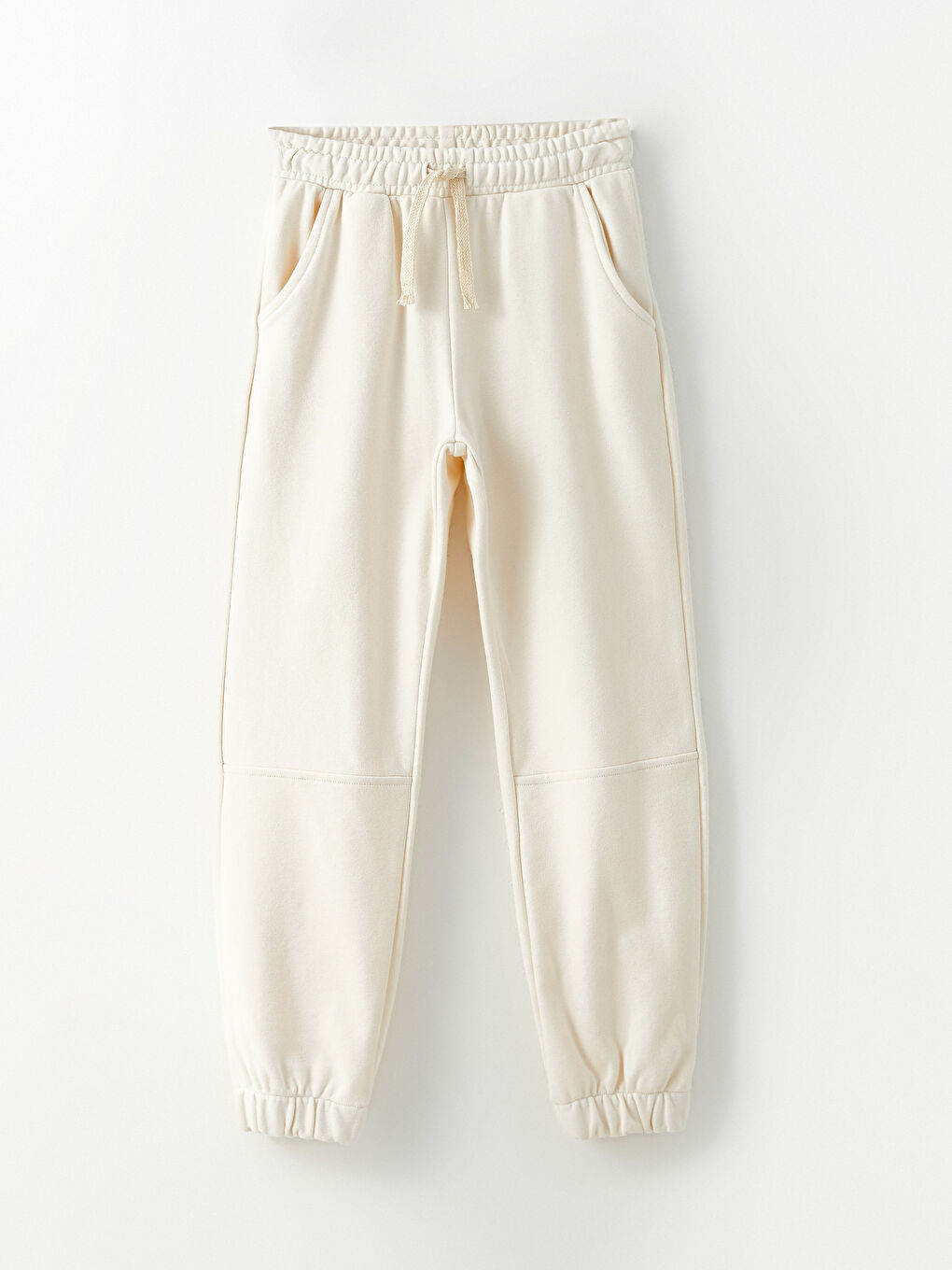Beli Lastikli Basic Kız Çocuk Jogger Eşofman Altı