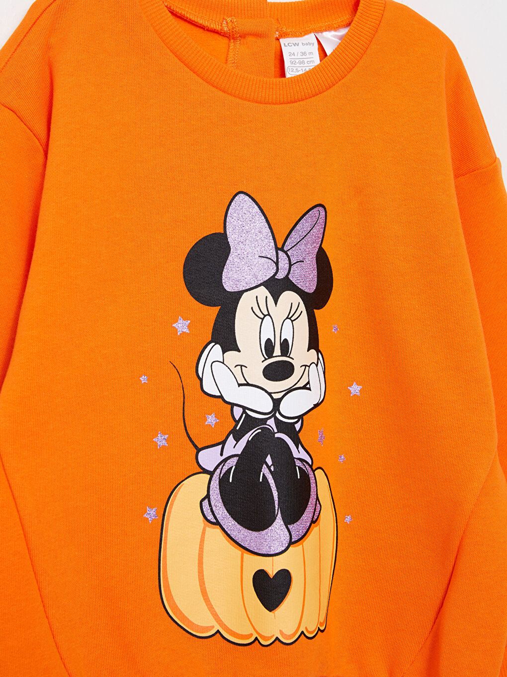 LCW baby Rundhalsausschnitt Langarm Minnie Mouse Bedrucktes Baby Mädchen Sweatshirt -W2AU14Z1-GMN