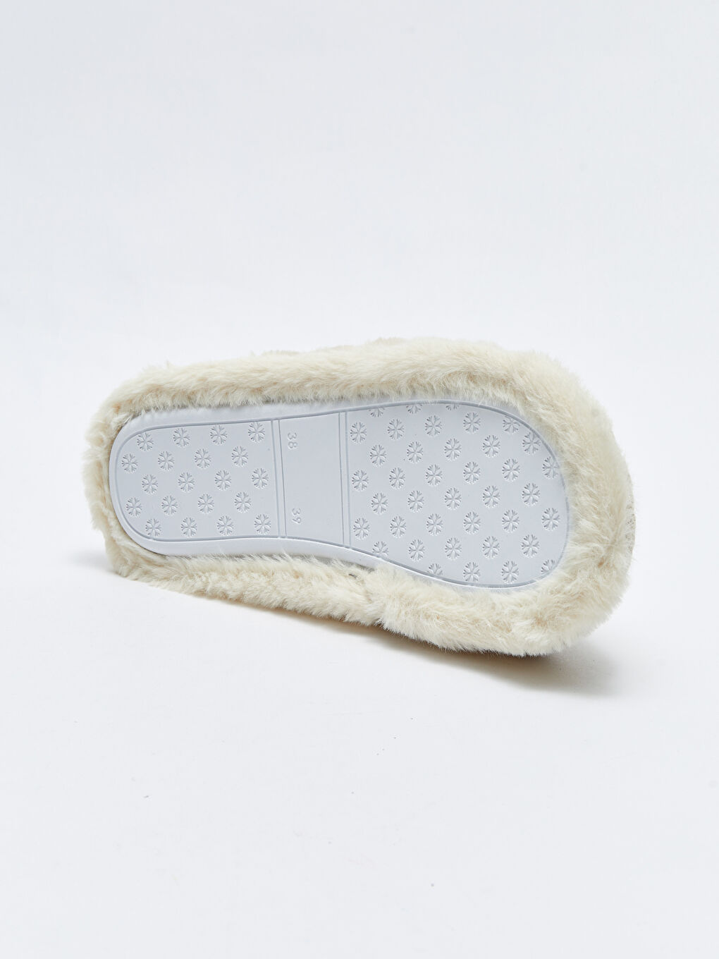 Bej Nakış Detaylı Kadın Ev Terliği-3