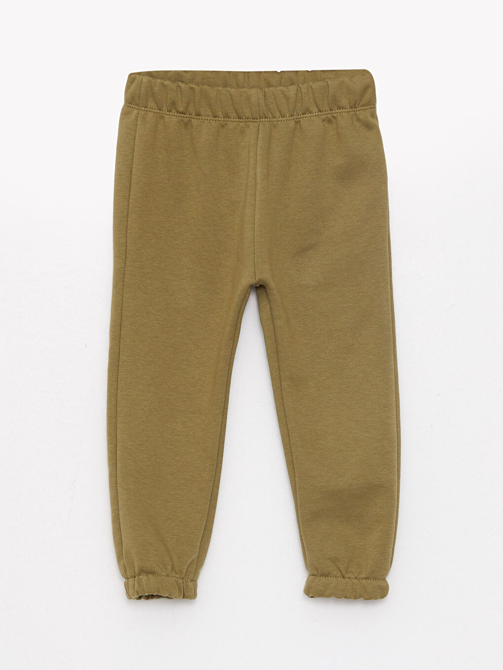 Haki Beli Lastikli Basic Erkek Bebek Eşofman Alt 2'li-1