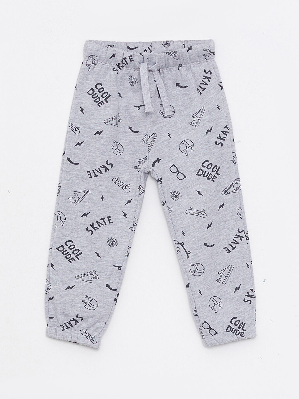 Yeşil Beli Lastikli Erkek Bebek Eşofman Alt 2'li-2