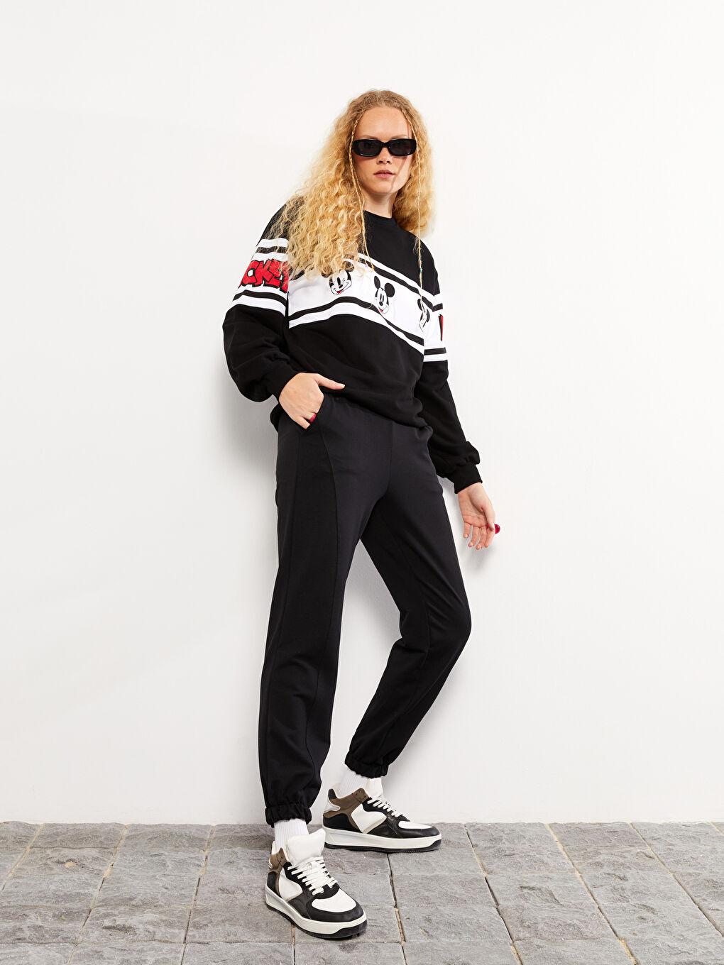 XSIDE Kadın Beli Lastikli Düz Jogger Eşofman Altı -W2AU38Z8-CVL