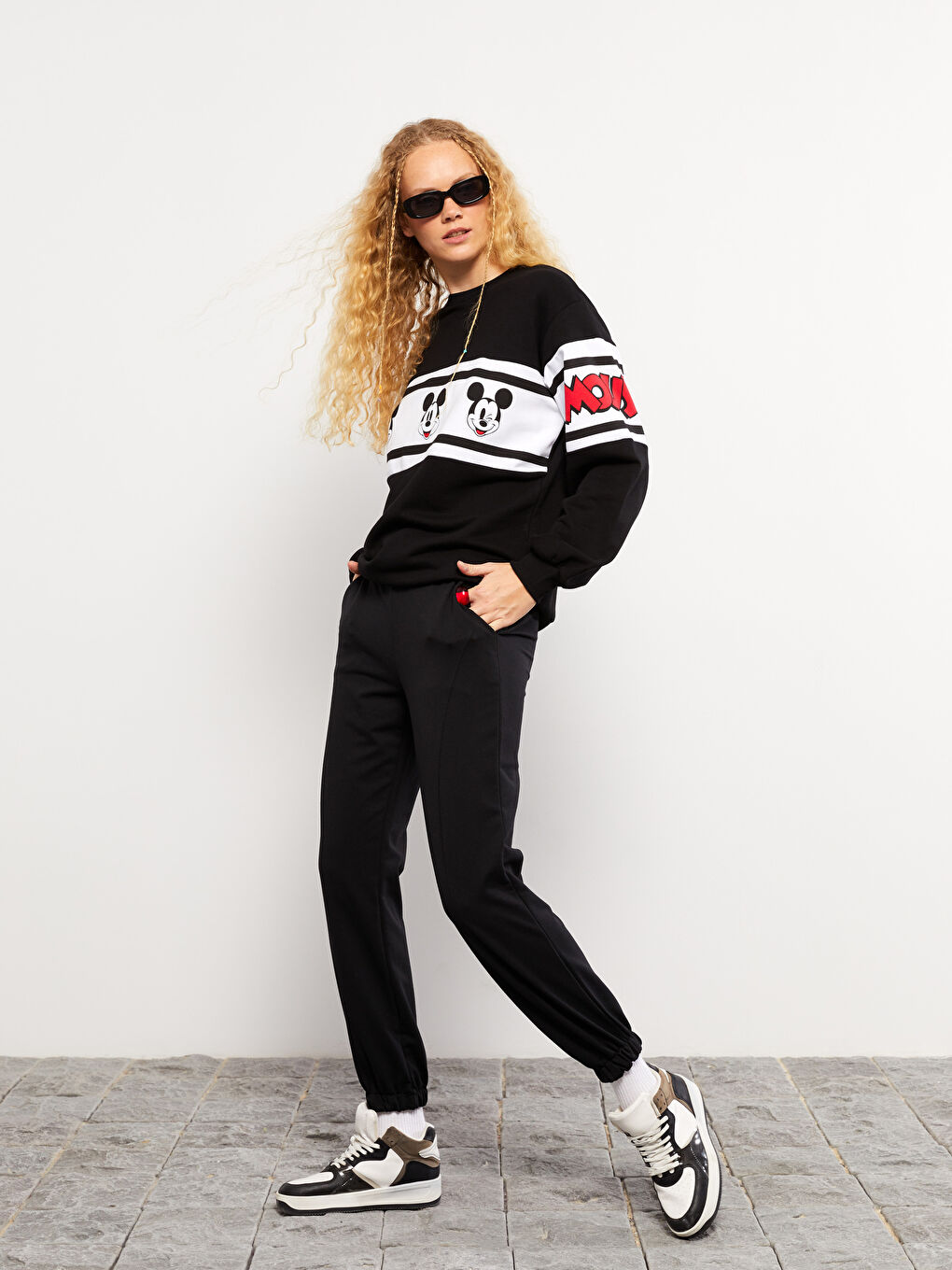 XSIDE Kadın Beli Lastikli Düz Jogger Eşofman Altı -W2AU38Z8-CVL