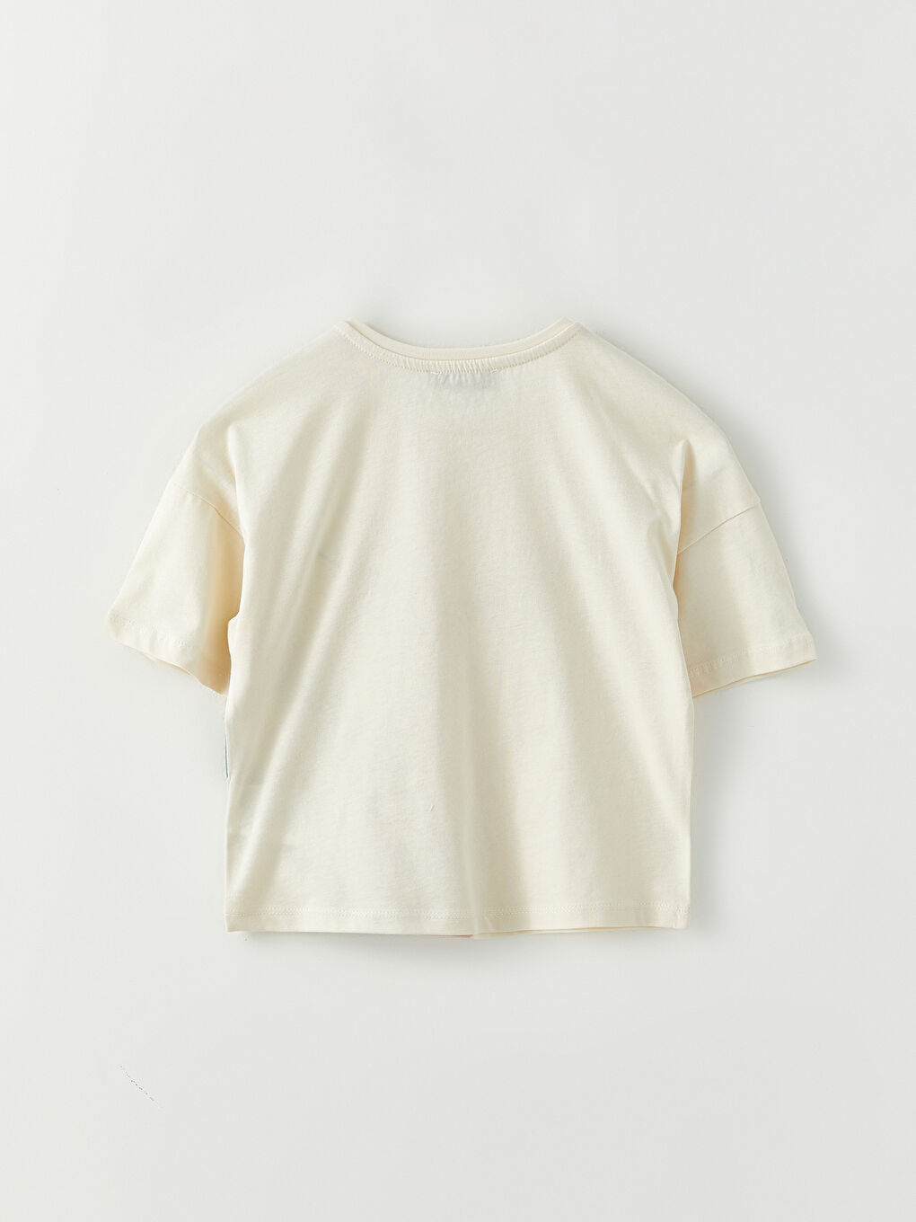 LCW Kids Crew Neck Printed Short Sleeve Cotton Girl T-shirt -W2AU52Z4-FRC