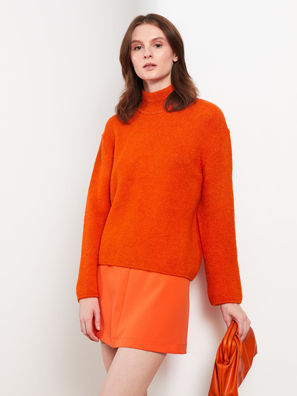 Half Turtleneck Women's Knitwear Sweater