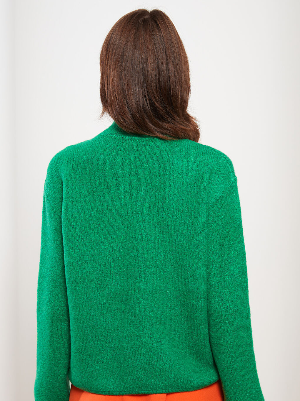 Half Turtleneck Women's Knitwear Sweater-4