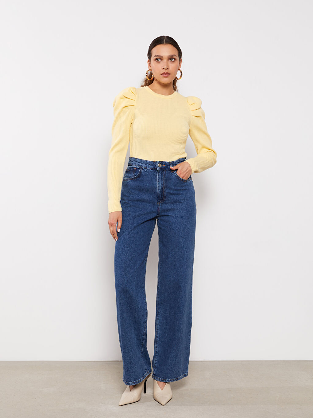 Açık Sarı Kazak-1