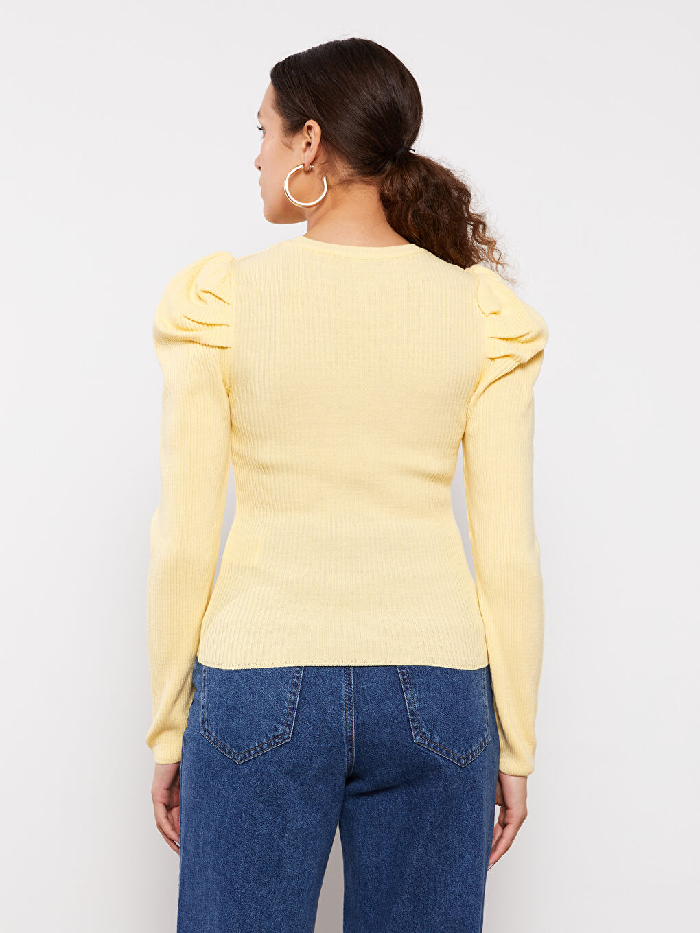 Açık Sarı Kazak-4