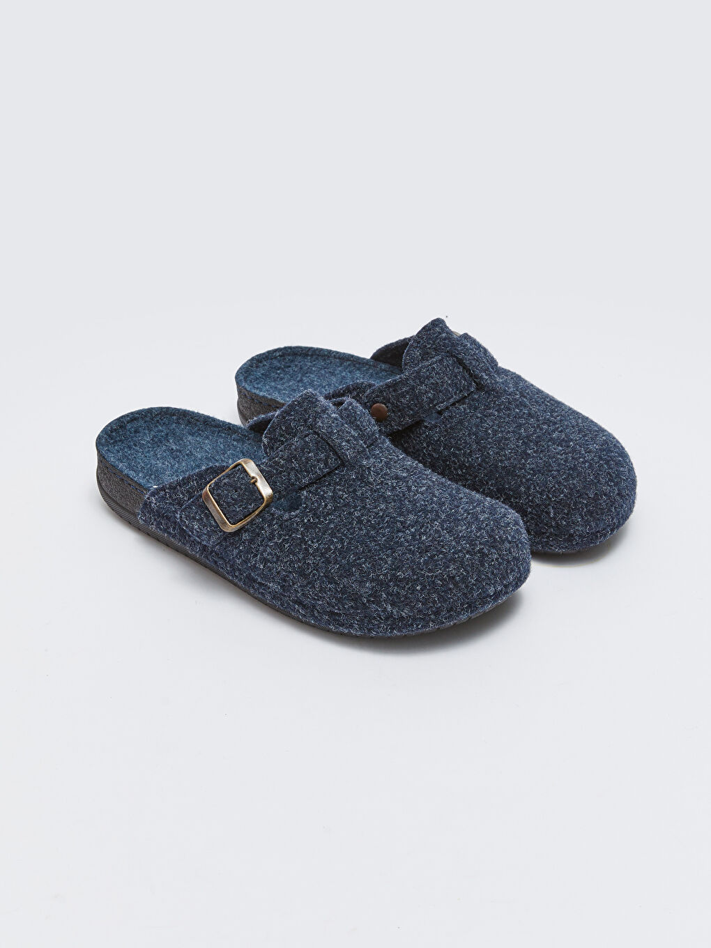 Lacivert Önü Kapalı Erkek Ev Terliği