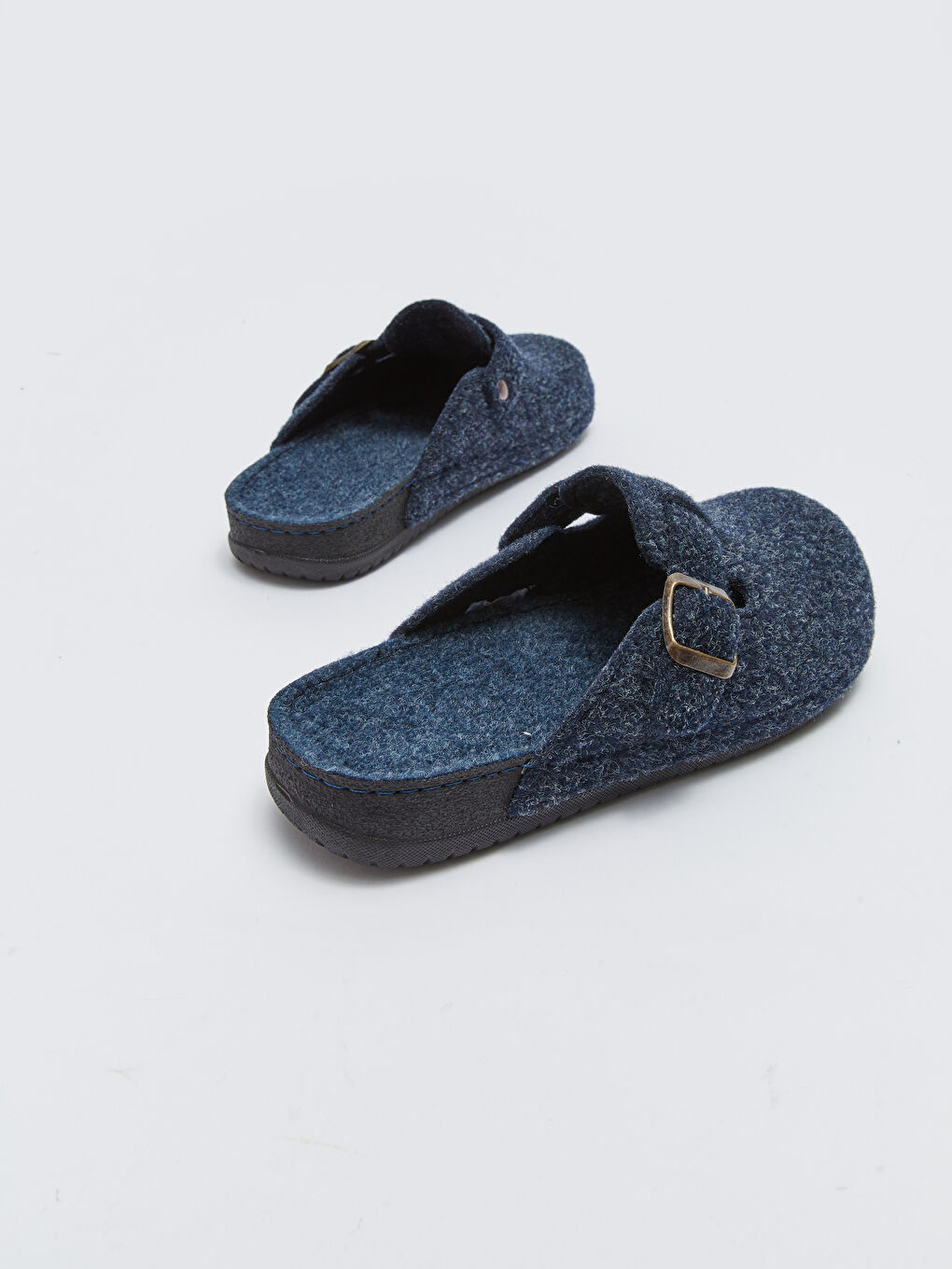 Lacivert Önü Kapalı Erkek Ev Terliği-2