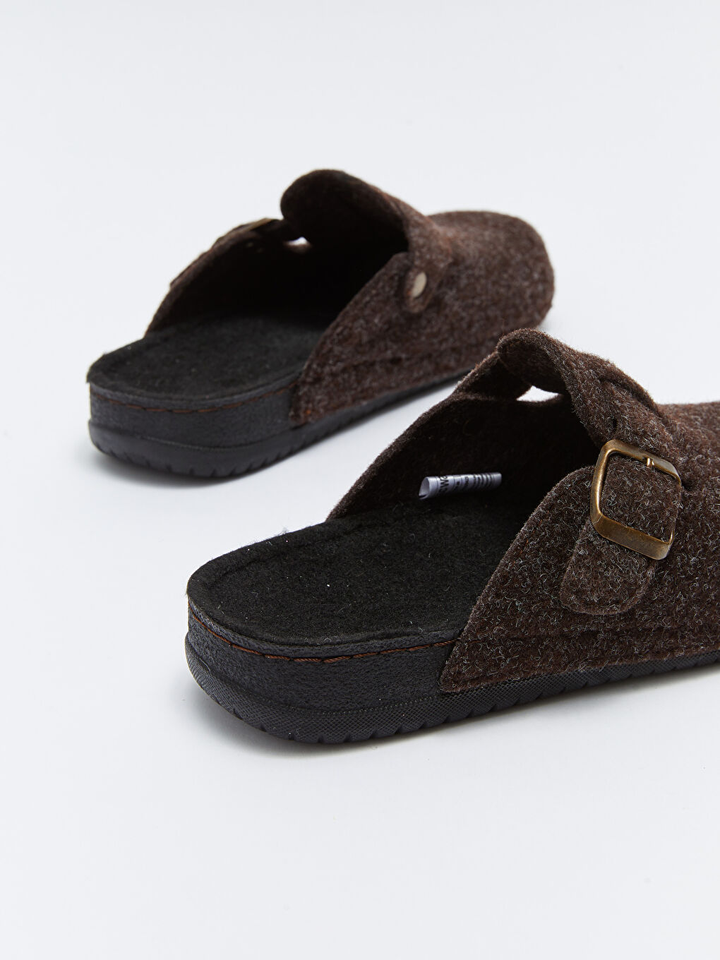 Kahverengi Önü Kapalı Erkek Ev Terliği-4