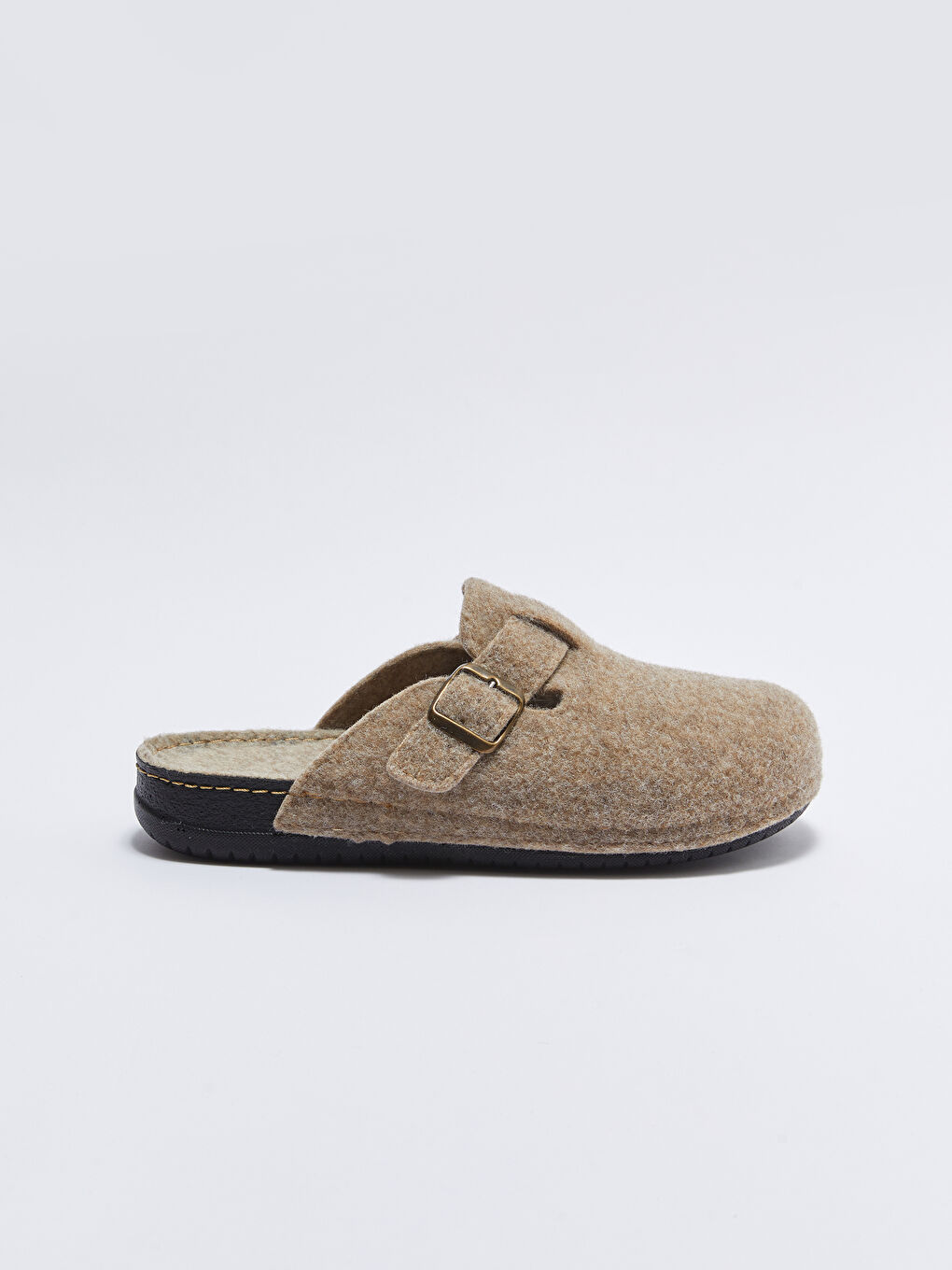 Bej Önü Kapalı Erkek Ev Terliği-2