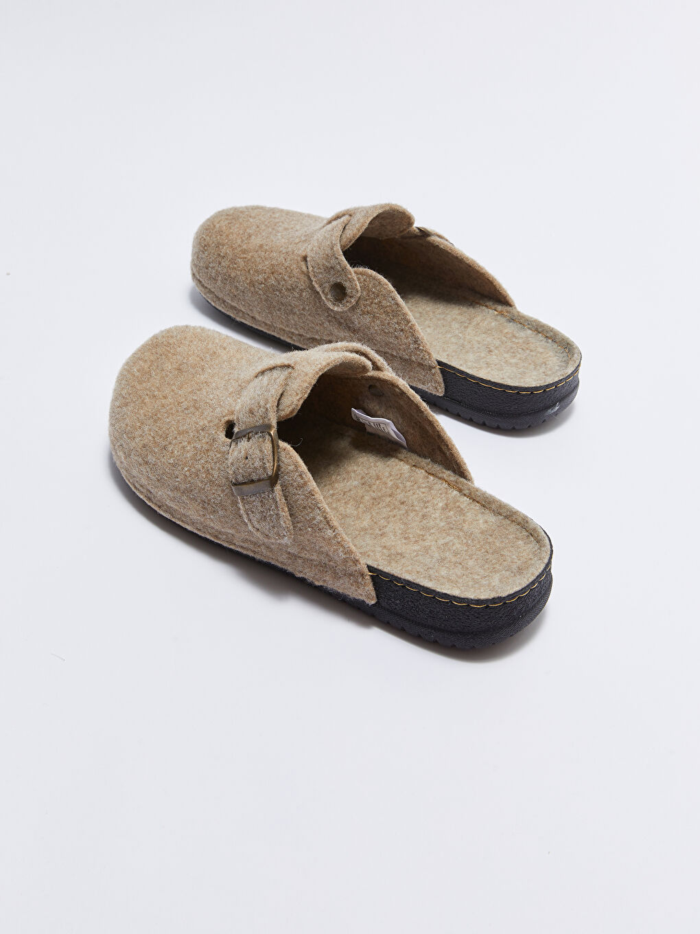 Bej Önü Kapalı Erkek Ev Terliği-3