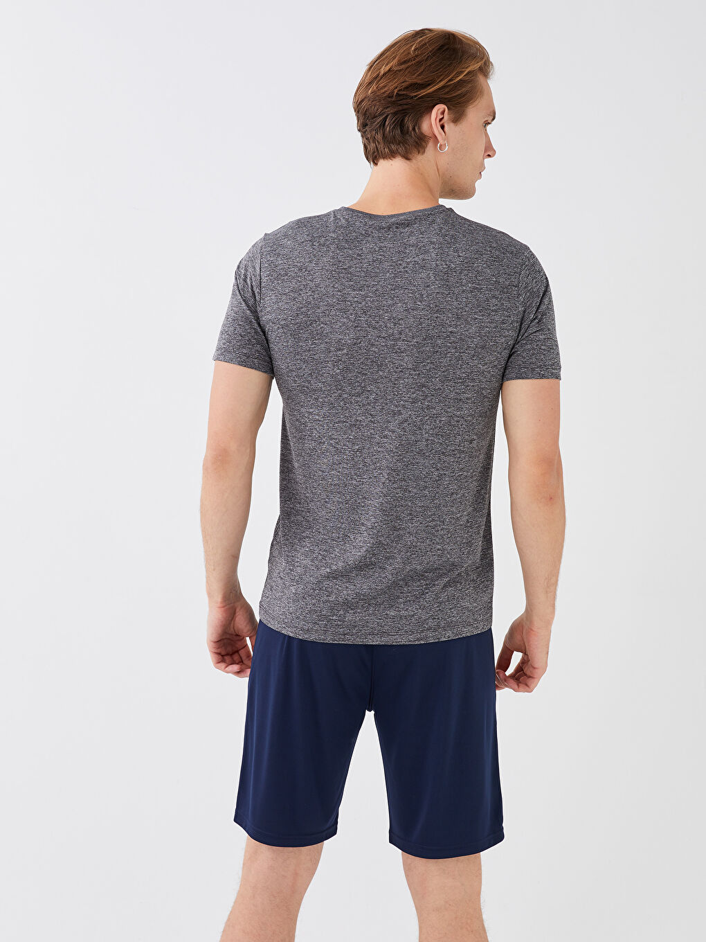 XSIDE ACTIVE Bisiklet Yaka Kısa Kollu Baskılı Erkek Spor Tişört -W2AV04Z8-LAL