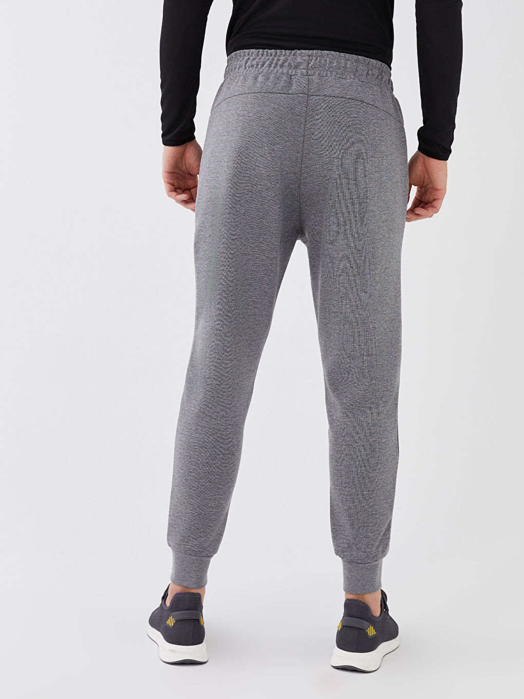 Gri Standart Kalıp Erkek Spor Eşofman Altı-4