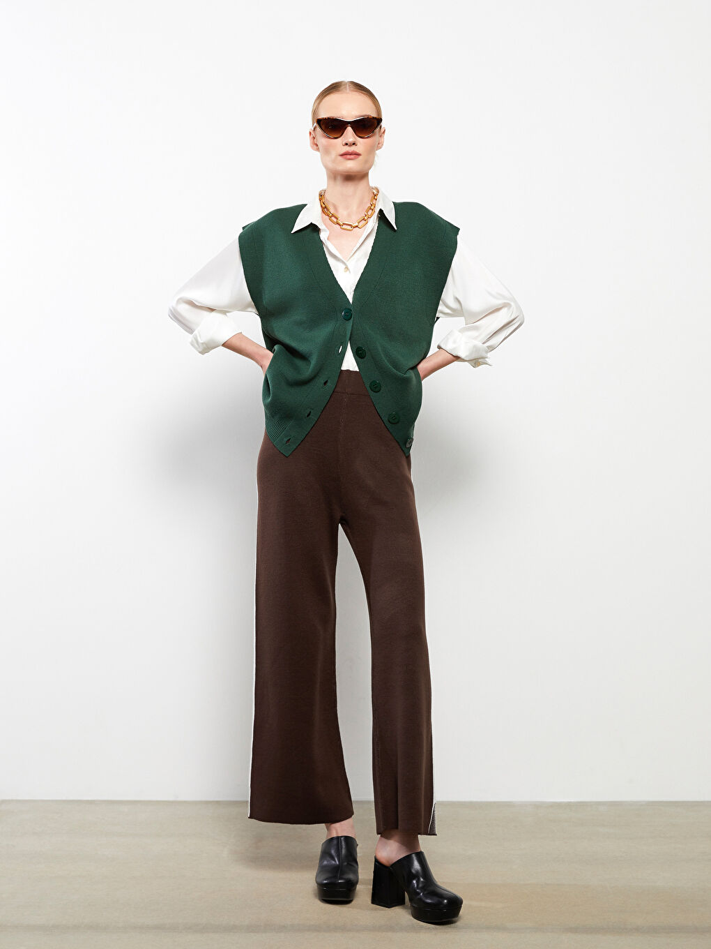 Жіночі Штани Слім Простого Крою