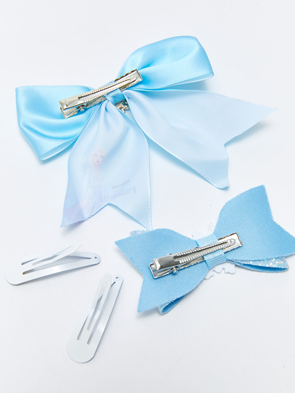 LCW ACCESSORIES Frozen Licensed Girl Hair Clips 4 Pieces -W2AV48Z4-M0T