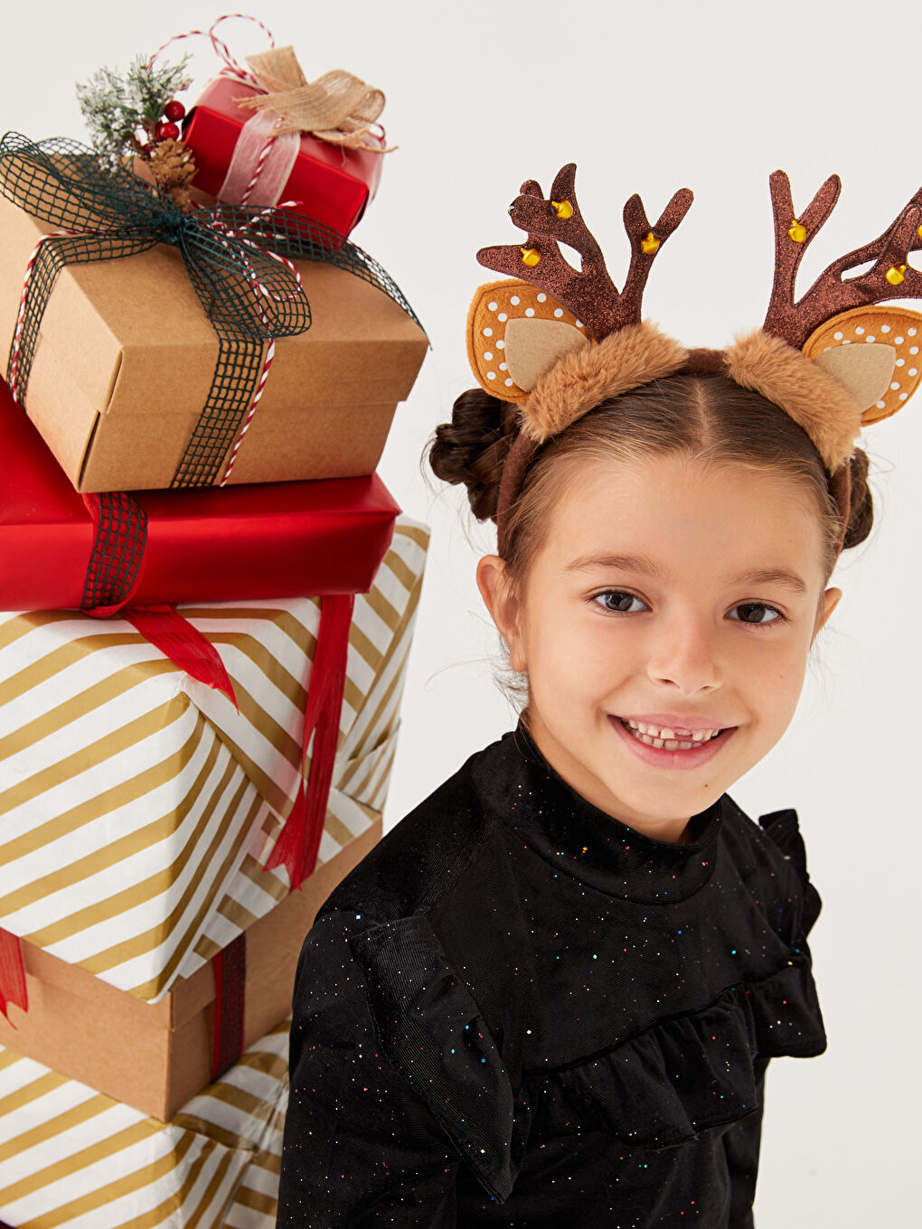 LCW ACCESSORIES Girl's Crown with Horn Appliqué -W2AV61Z4-M0T