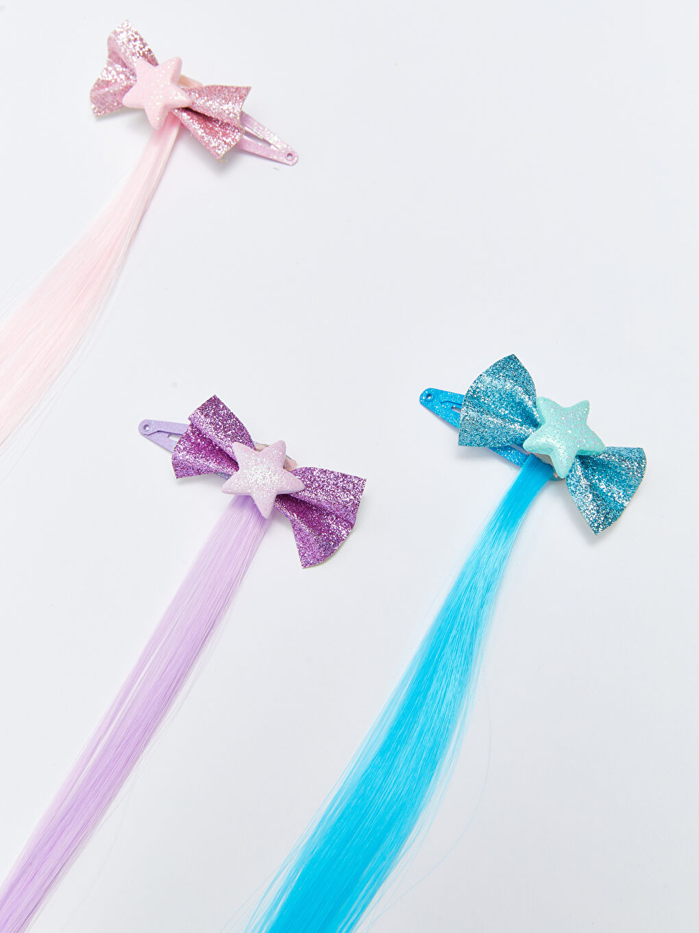 Mädchen Mit Schleife Druckknopfverschluss 3er-Pack-1