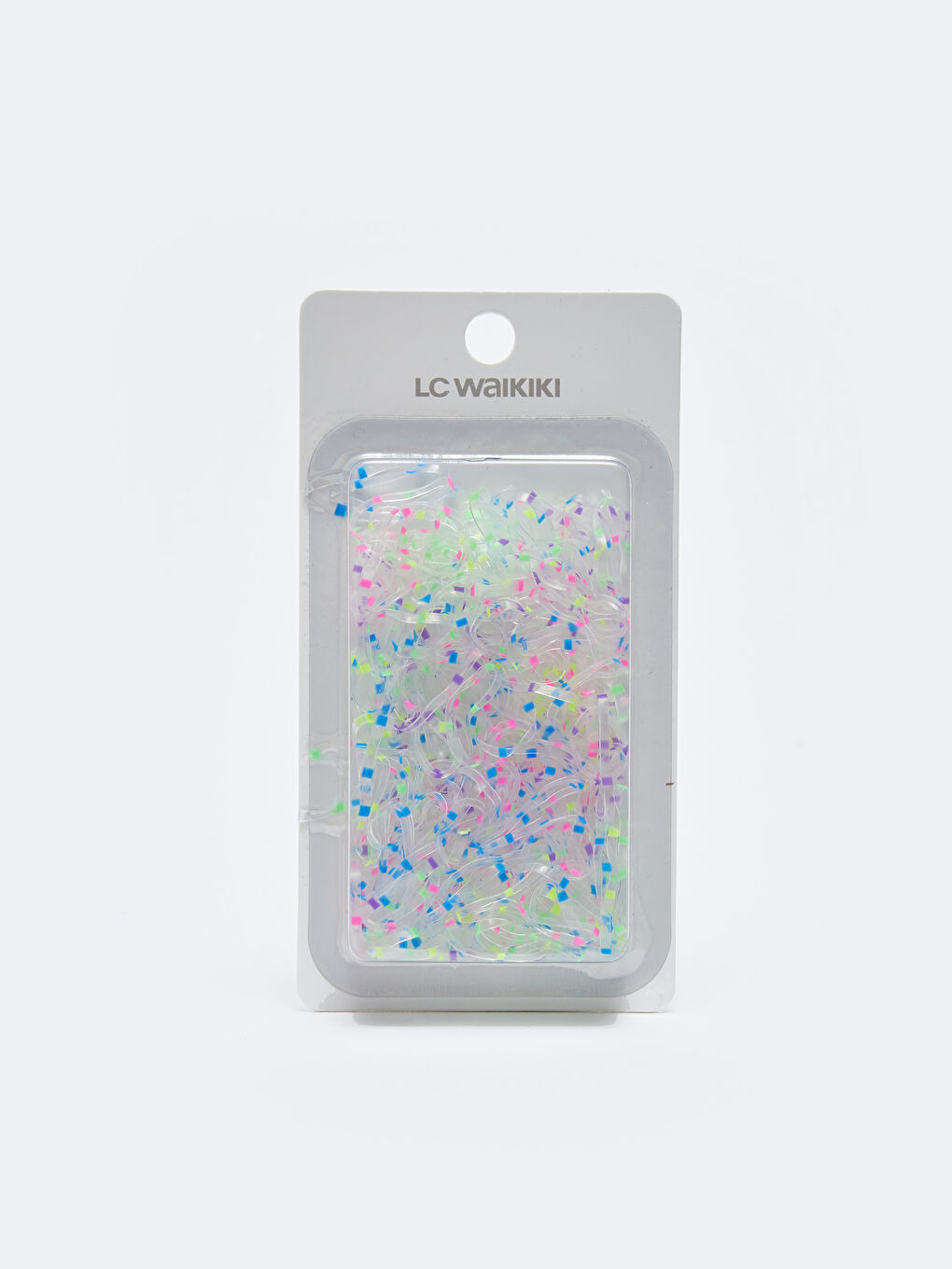 Karışık Şeffaf Baskılı Mini Lastik Toka