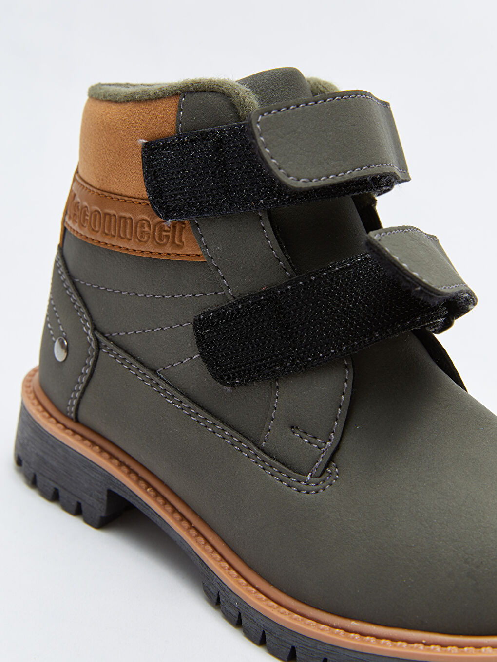 ұлдарға арналған жасанды былғары жапсырмалы етік-5