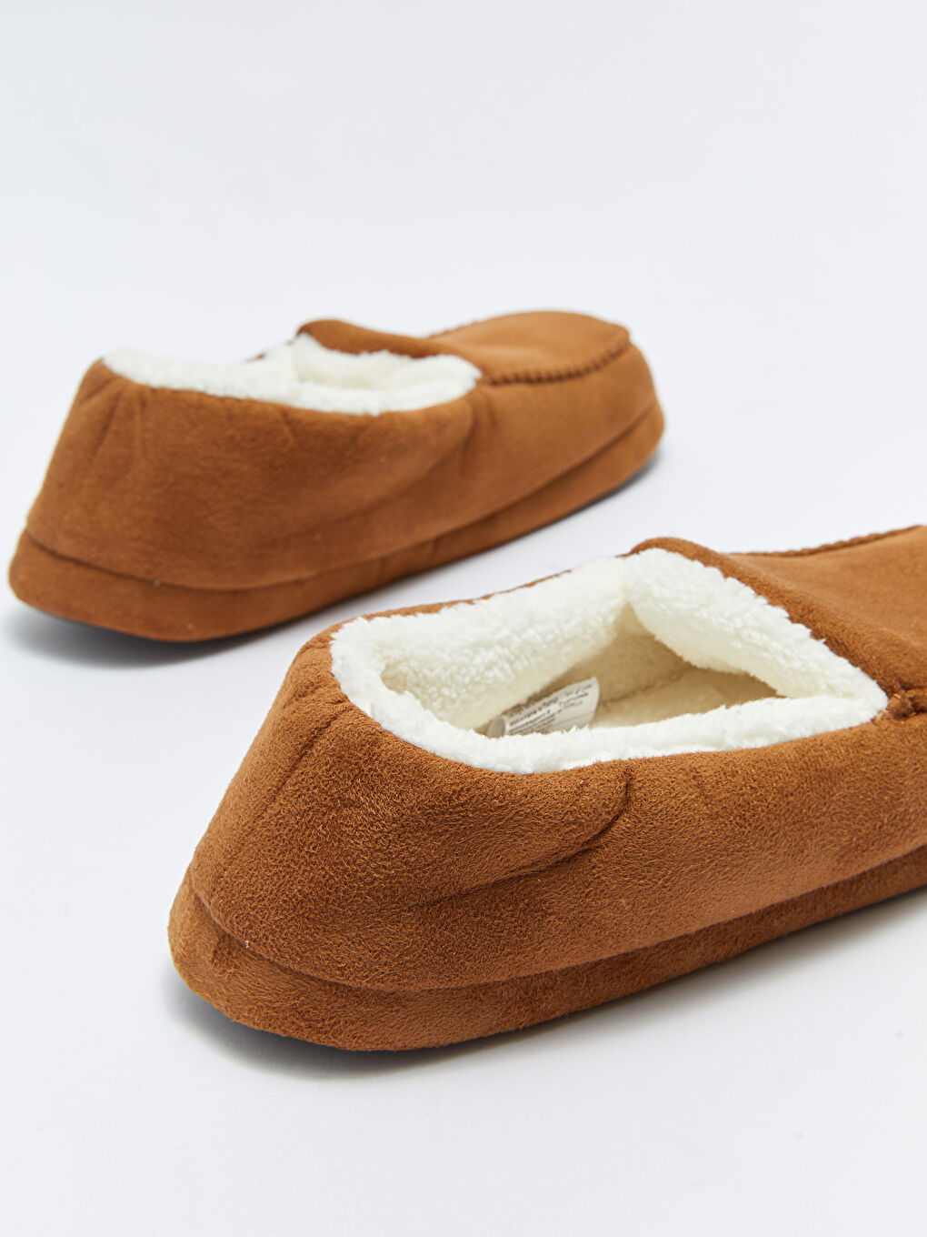 Kahverengi Düz Önü Kapalı Erkek Ev Terliği-4