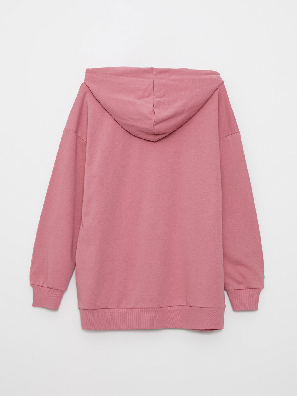 Hooded Plain Long Sleeve Women's Sweatshirt-6